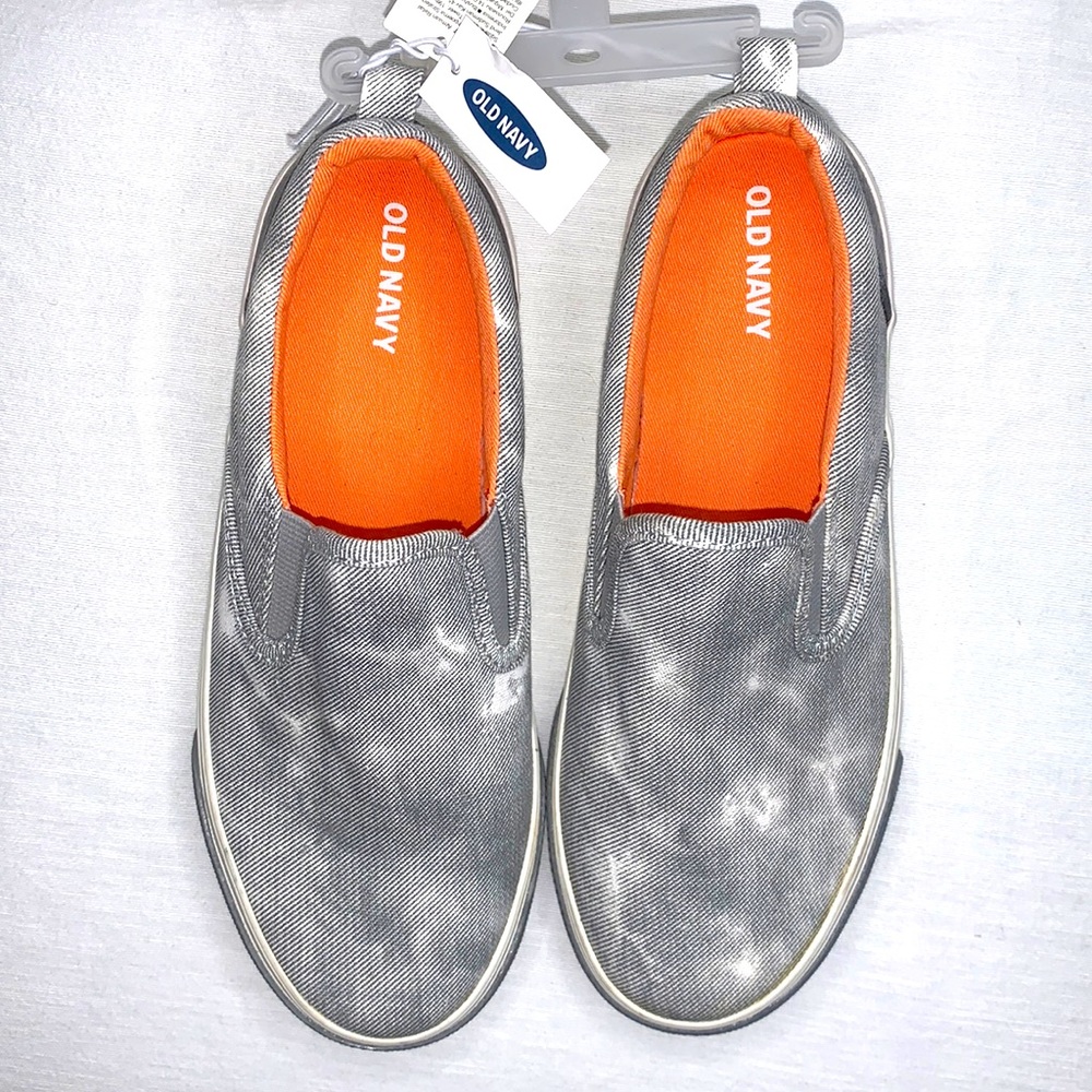 Old Navy Slip On Tie Dye Smoke Grey Youth Size 2